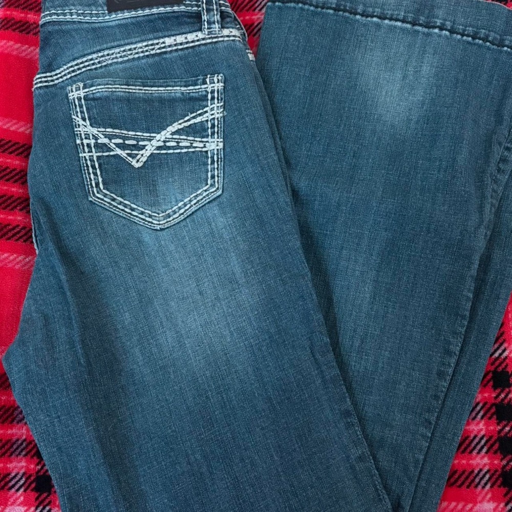 Stylish Blue Boot Cut Women's Jeans